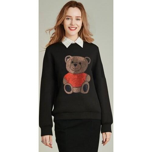 Woman hoodie Sweatshirts ladies womens hoodies Women Diamond stone Long Sleeve Pullover Tops Hot drill