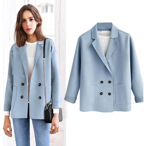 Women Plus Size XXXXL Woollen Blends Overcoats 2019 Autumn Winter Long Sleeve Casual Oversize Outwear Jackets Coat