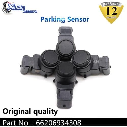 XUAN 4pcs Car PDC Parking Sensor 66206934308 For BMW E81 E82 E88 E90 E91 E92 E93 E84 X1 Z4 E89 R55 R56 Mini Cooper 6934308A102