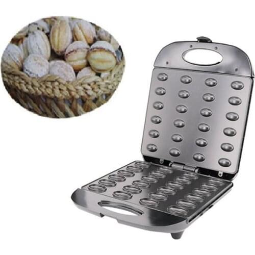 Free shipping Electric Walnut Cake Machine Mini Nut Machine Waffle Bread Baking Machine I319484