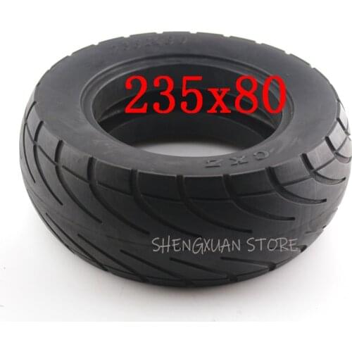 Free shipping Scooter Skateboard Tyre 235*80 Solid Tires Shock Absorber tubelessTyre Damping Rubber Tyres Wheels 235x80