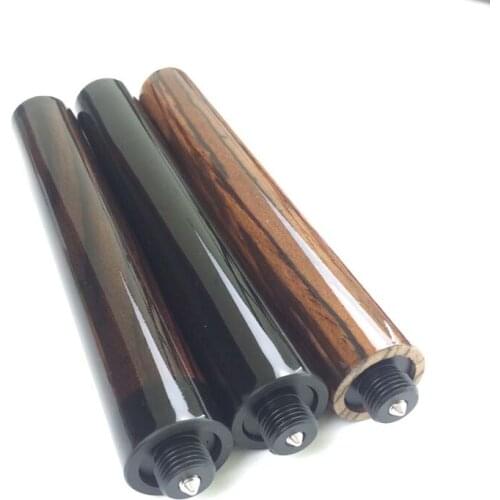 Billiards cue extensions for P3 cue 8inch black maple/dark brown ebony/brown zebra Pool cue extensions high quality