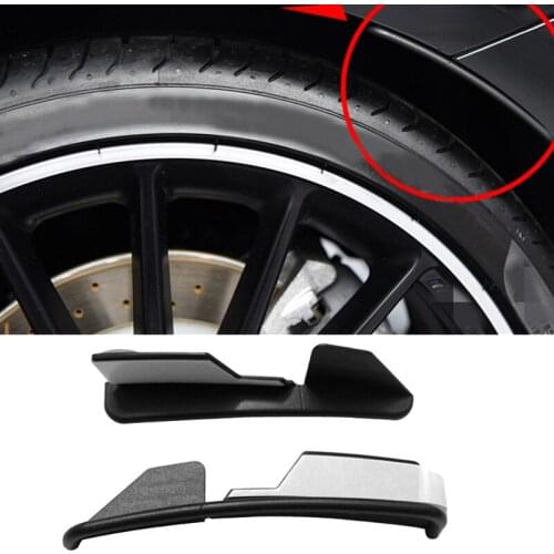 For Benz C117 CLA45 AMG CLA180 CLA200 CLA250 2013-2019 Bumper Lip Spoiler Sticker Wheel Eyebrow Fender Canard Splitter