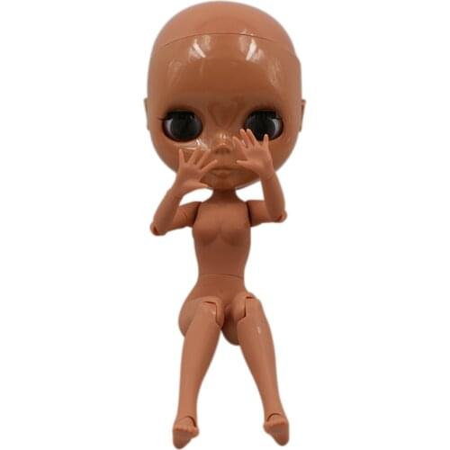 Black skin joint body Doll Face Plate factory Blyth Doll face suitable to change the doll, practice,No makeup
