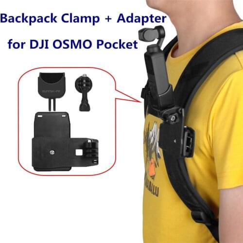 Multi-function Expanding Adapter Mount + Backpack Clamp Clip for DJI OSMO Pocket 1/4 Adapter for GOPRO Adapter OSMO Pocket Acces