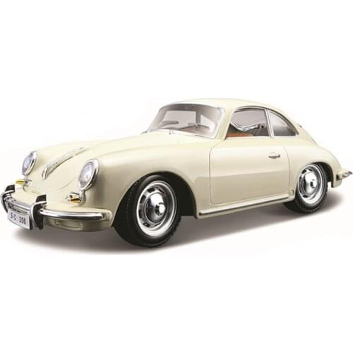 Bburago 1:24 1961 Porsche 356B Coupe alloy racing car Alloy Luxury Vehicle Diecast Cars Model Toy Collection Gift