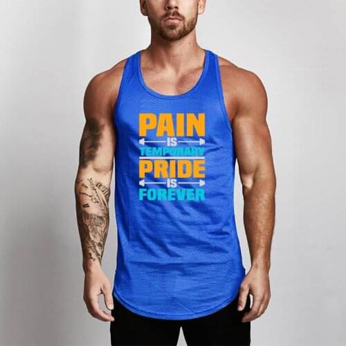 New Mesh Fashion Casual Sleeveless Shirts Tank Top Men Fitness Shirt Mens Singlets Bodybuilding Gym Workout Vest Fitness Men