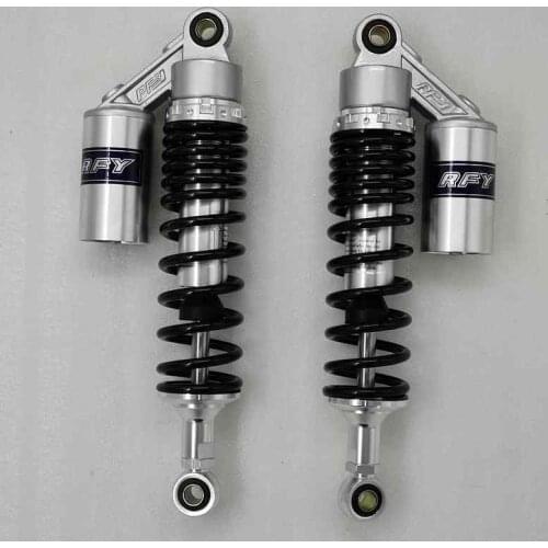 360mm 8mm spring Motorcyc Shock Absorbers for Honda CB1300 CB1000 XL175 Yamaha Suzuki Kawasaki Z1300 ZRX1100 1200 Black chrome