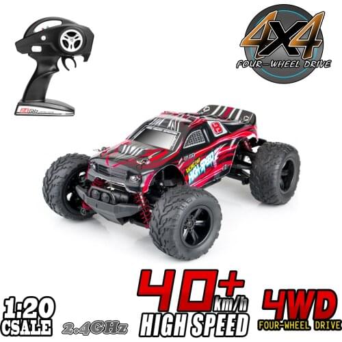 RC Car 1:20 4WD High Speed Off Road Remote Control Car 45km/h 2.4GHz All Terrain Radio Controlled Racing Monster Truck 1500mAh