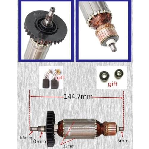 AC220-240V Rotor Anchor Armature Replace for MAKITA 100 9523NB 9524NB 9525NB 517303-0 518835-0 Rotor