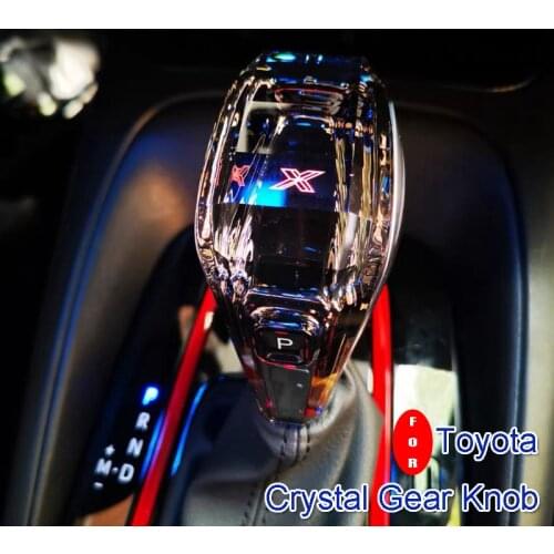 Car Gearbox Crystal Gear Shift Knob For Toyota Camry Levin Rav4 Carola Gear shift knob Lever Change Knob Handle