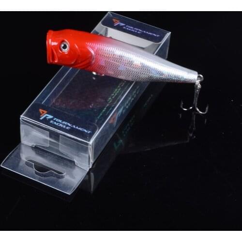 1pcs Fishing Lures 8.5cm 13.4g Popper Lure Fishing Hard Bait Crankbait Wobbler Fishing Tackle Wholesale6 Colors Select