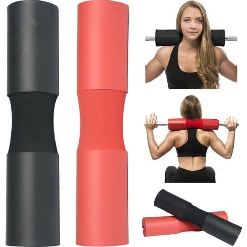 Barbell Squat Pad Foam Weight Lifting Neck Shoulder Protect Support With Straps Gym Equipment Crossfit Pesas Guantes Gym