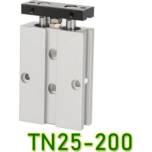 TDA 25*200 twin rod pneumatic cylinder /gas cylinder/dual rod guide air cylinder tn25-200 tn 25-200 TN25*200 tn 25*200 25x200
