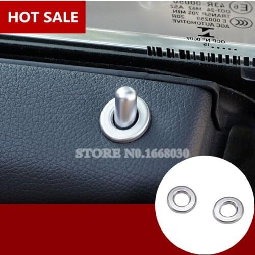 Inner Door Lock Pin Pins Cover 2pcs For Benz E Class Coupe W207 C207 2009-2016 Car Decoration Car Accesories Interior