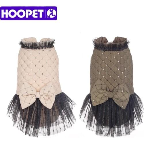 HOOPET Pet Dog Clothes For Dog Winter Dress Cotton Warm Clothes for Dogs Thickening Pet Product Dogs Coat Puppy Chihuahua