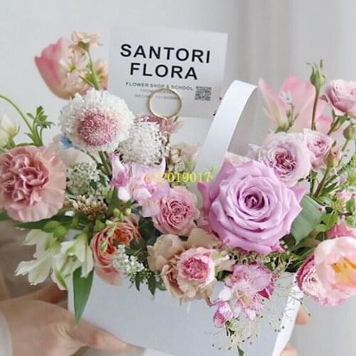 100pcs Florist Bouquet Gift Card Holders Golden Metal Long Stick Clip Flower Gift Wrapping Packaging