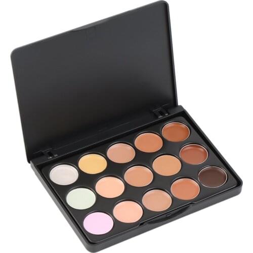 15 Color Face Creamy Concealer Hide Blemish Make-up Concealer Cream Set Facial Beauty Makup Cosmetic Tools