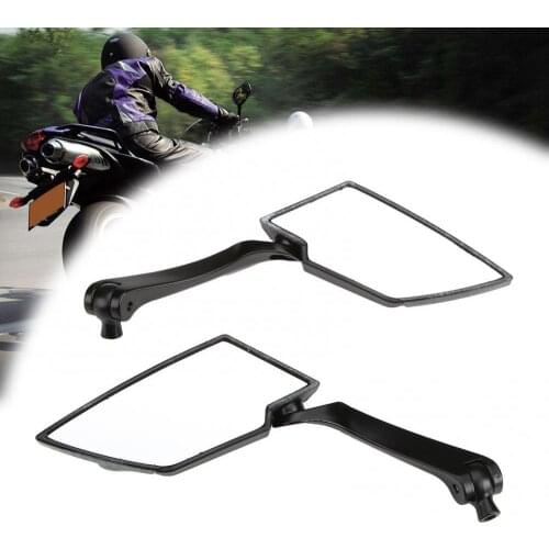 80% Hot Sale 1 Pair Universal Aluminum Alloy Motorcycle Rearview Side Mirrors Reflector Side Motorbike Accessory