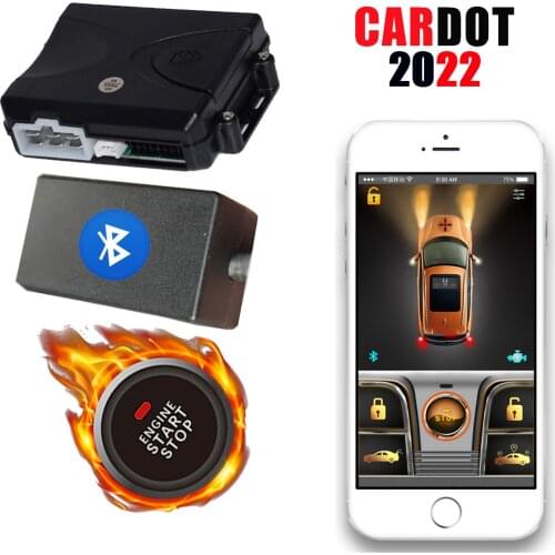 Cardot Car Alarms Mobile Phone Control Car Remote Start Stop Engine And Push Start Stop Engine