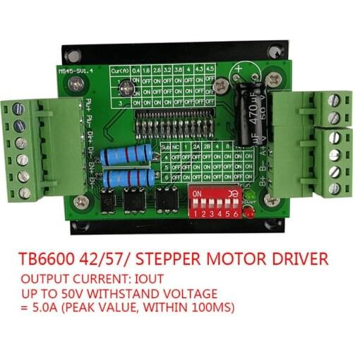TB6600 Nema 42 52 stepper motor driver 4.5A 12-36v power supply