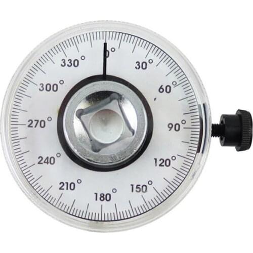 1/2 inch torque automatic angle rotation measuring tool ruler 360 degree drive instrument protractor with wrench angle measureme