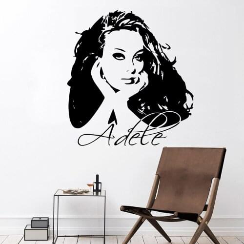 Fashion adele Stickers Home Decoration Nordic Style Home Decoration Pvc Wall Decals Room Decoration Living Room Decor