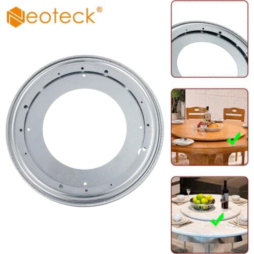 Neoteck Lazy Susan Bearing 12 Inches Aluminum Ball Bearing Turntable Bearings Swivel Plate Round Turntable Rotating