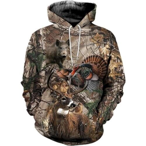 Hunting Camo 3D 3D printed mens hoodies/sweatshirts Harajuku fashion hoodies autumn long-sleeved street clothing