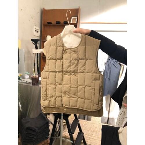 Autumn Fashion Casual Solid O Neck Double Breasted Waistcoat Vest Plaid Parkas Sleeveless Jacket Chalecos Para Mujer Retro Wild