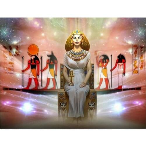 Sexy Queen of egypt diamond painting square 5d cross stitch Kit round diamond embroidery rhinestone woman paint by numberZP-2365