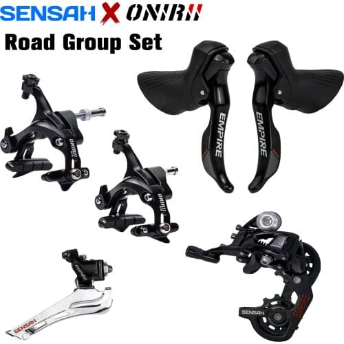 SENSAH EMPIRE 2x11 Speed, 22s Road Bike 5Kit, Shifter + Rear Derailleurs + Front Derailleurs, 5800,R7000 105