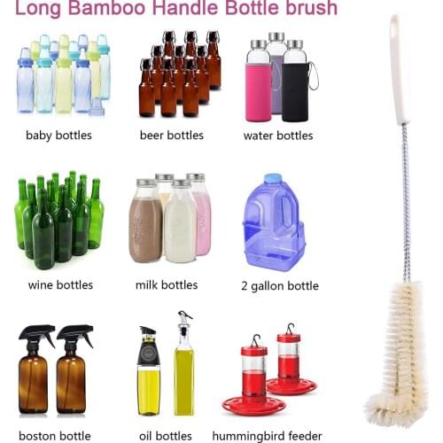 Long Handle Right Angle Cleaning Brush Water Cup Kettle Big Bottle Cleaning Equipment Home Cup With Cleaning Brush incredible