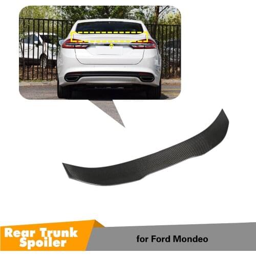 Carbon Fiber Rear Wing Spoiler For Ford Mondeo Sedan 2013-2019 Trunk Boot Wings Spoilers