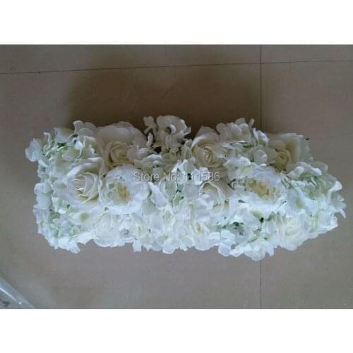 SPR Free Shipping road lead arch and row flowers 10pcs/lot wedding decoration flower wall backdrop table centerpiece flore