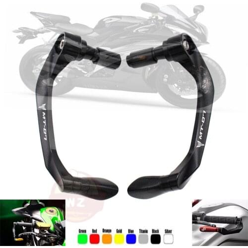 Universal 7/8" 22mm Motorcycle Handlebar Brake Clutch Levers Protector Guard For Yamaha MT-07 MT 07 MT0 2014-2018 2017 2016 2015