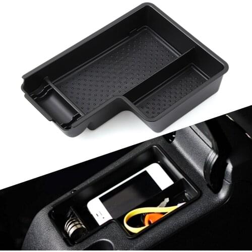 Newest Version Car Glove Box Armrest Box Secondary Storage For Volkswagen VW MK6 Golf 6 GTI SCIROCCO car styling