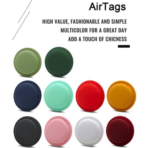 1pc Protective Cover For Apple Airtags Tracker Case Anti-lost Alarm Tags Protector Cover For Airtag Air Tags Wireless Finder