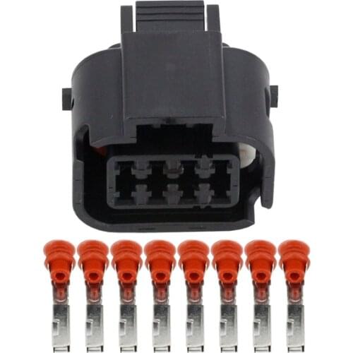 8 Pin headlight assembly plug headlights drive harness connector car plug with terminal DJ7088A-2.2-21