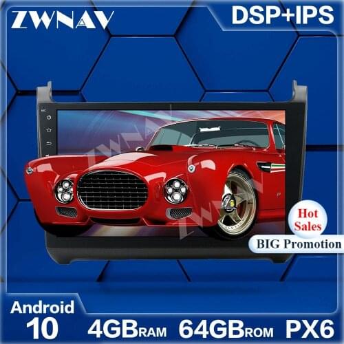 PX6 4+64G Android 10.0 Car Multimedia Player For Volkswagen Polo 2015 car GPS Navi Radio navi stereo IPS Touch screen head unit
