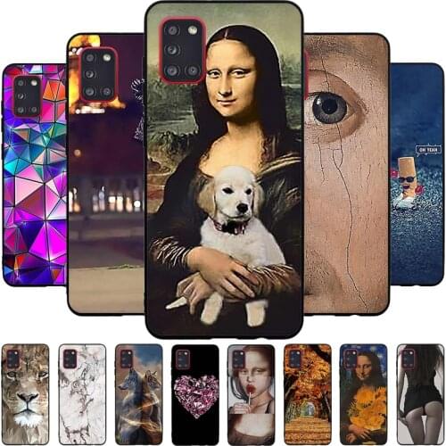 Case For Samsung Galaxy A31 Case For Samsung A31 A 31 SM-A315F 6.4" Phone Covers Silicon Soft TPU Coque Bumper full Protective