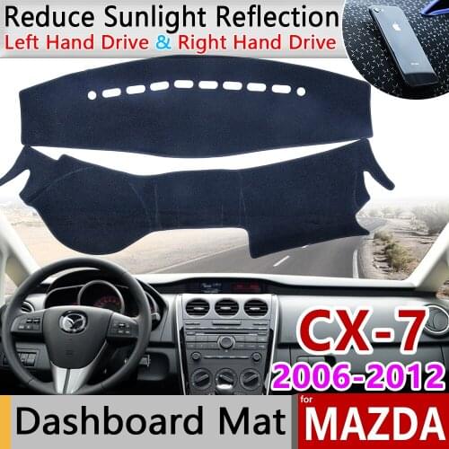 For Mazda CX-7 2006 2007 2008 2009 2010 2011 2012 Anti-Slip Mat Dashboard Cover Pad Sunshade Dashmat Carpet Accessories CX7 CX 7