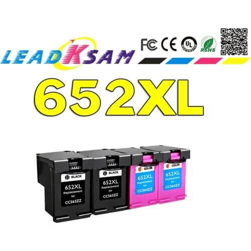 Hotsell replacment for hp652 Ink cartridge compatible for hp 652 652xl Deskjet 1115 1118 2135 2136 2138 3635 3636 3835 4536 4538