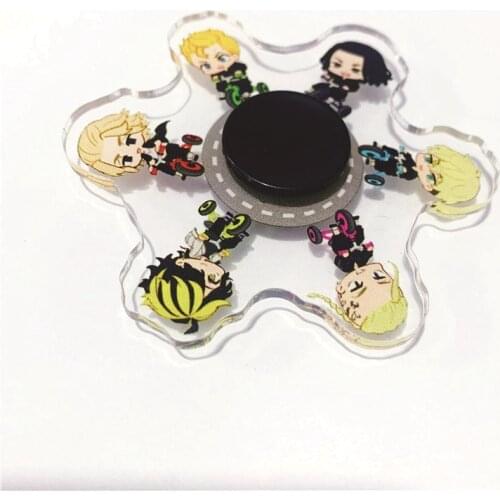 Anime Tokyo Revengers Acrylic 8cm Fingertip Spinner Educational Toy Unisex Leisure Entertainment