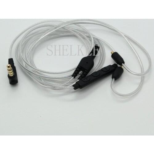 High Quality Gold Plating MMCX interface Earphone cable Suitable for Shure Se215 Se535 Se425 Se846 UE900 Headphone Cable