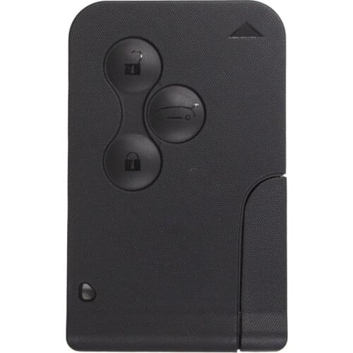 KEYECU High Quality Uncut Remote Key Shell Case Fob 3B for Renault Megane Scenic W/Logo