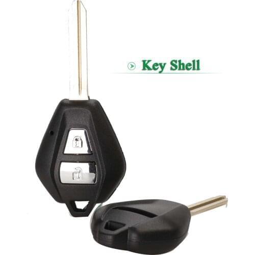 Bilchave 10pcs/Lot 2 Buttons Remote Key Shell Fob Fit For Isuzu D-Max Replacement Key Case Replacement With Uncut TOY43 Blade