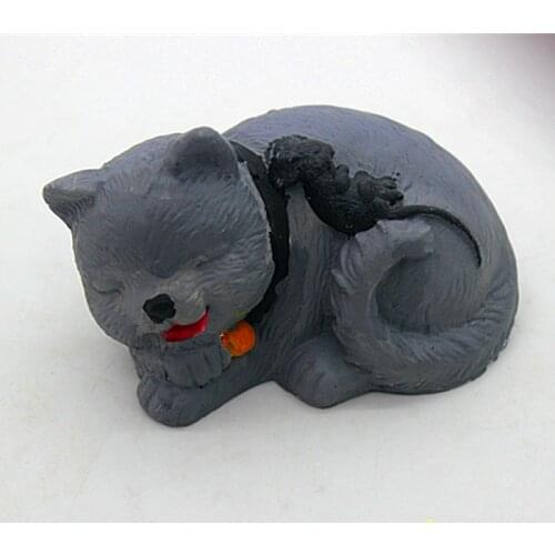 Cat aromatherapy plaster setting mold candle mold cake decorative mold Silicon gel mold C1134