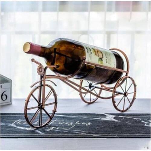Creative carriage wine rack 5L large wine rack creative wine rack 3L wine bottle rack decoration 1.5L wine rack rack metal rack