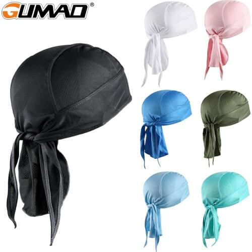 Summer Running Pirate Hats Bicycle Cap Adjustable Sport Beanie Cycling Bike Hat Riding Scarf Helmet Liner Bandana Caps Men Women